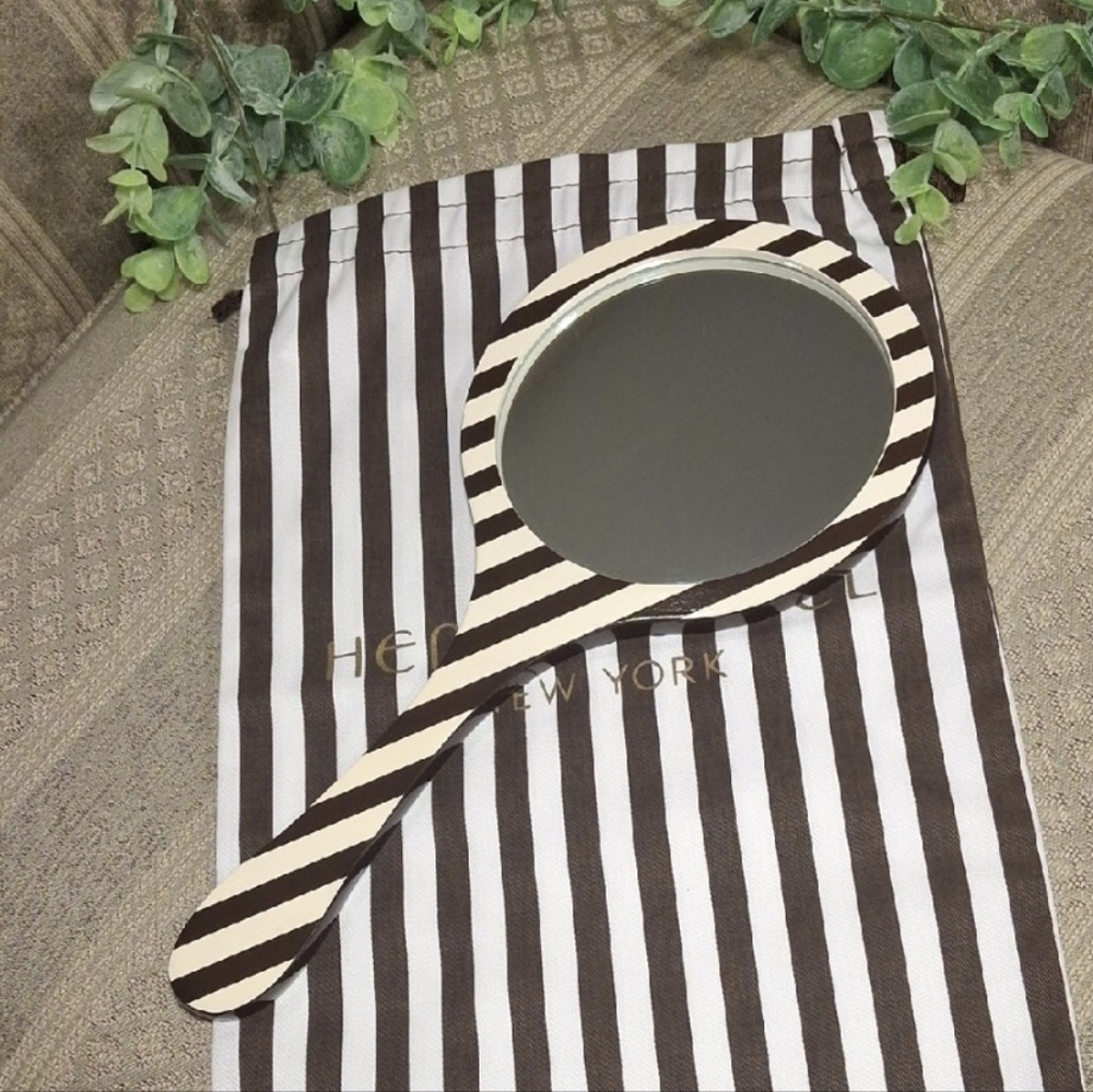 Rare Henri Bendel Vanity Hand Held Mirror